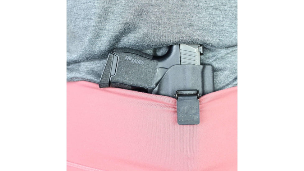 Rounded Tuckable Athletic Wear Holster, Smith &amp; Wesson M&amp;P SHIELD 9mm EZ, AMBI, Black, SWN-MPSHIELq