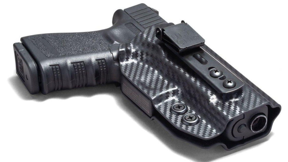 Rounded ULTICLIP3+ Tuckable Holster Clip, Black, CE-ULTICLIP3