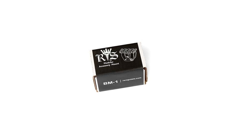 RS Regulate AKM Accessory Mount, Picatinny, Fits .59in Barrel Diameter, Matte Finish, Black BM-1