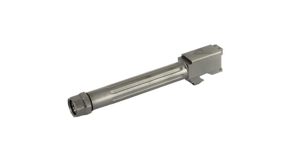Agency Arms Glock 17 Mid Line Thread/Fluted 9mm Barrel, Nitride Finish, Black Nitride, AGEMLG17TFDLC
