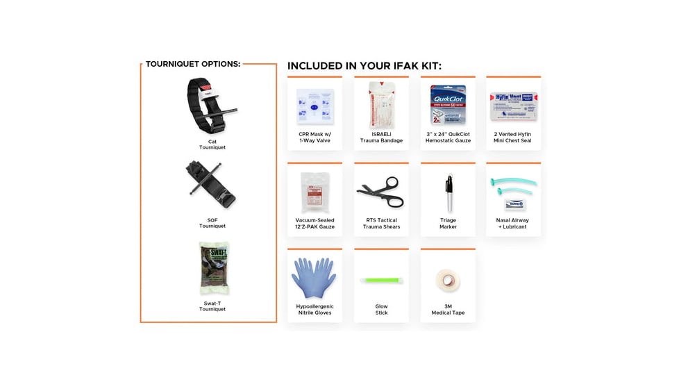 RTS Tactical Rapid Deploy IFAK SWAT-T Kit