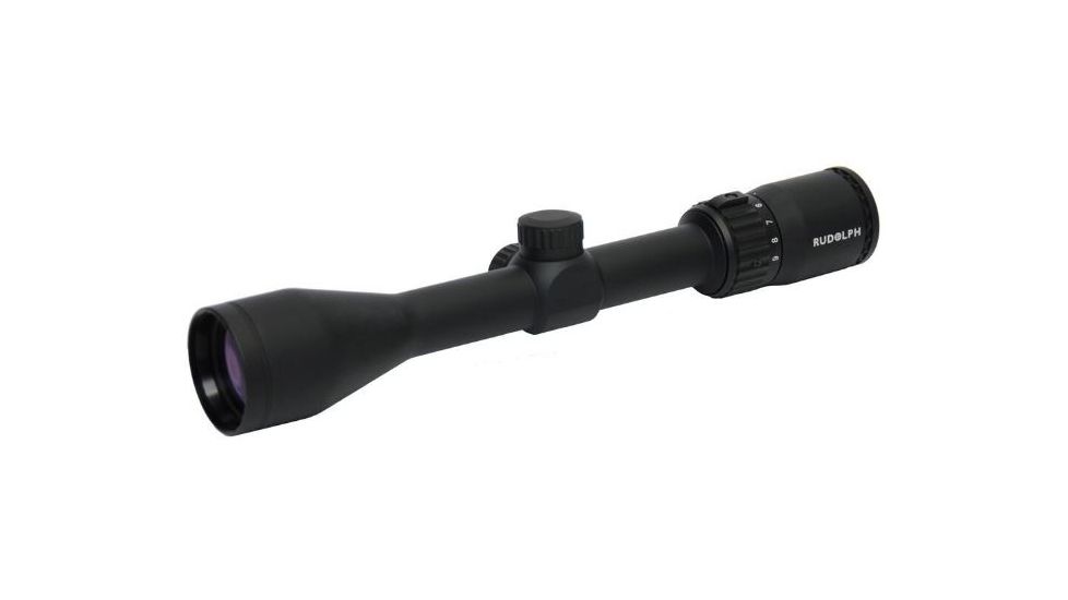 Rudolph Optics Hunter HD Series H2 3-9x40 Rifle Scope, 1 inch tube with D1 Reticle, Black, Medium H2-030940-D1
