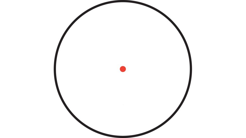 Rudolph Optics Micro Optic 1x20mm Red Dot Sight, 3 MOA Dot Reticle, Black, RMO-0120