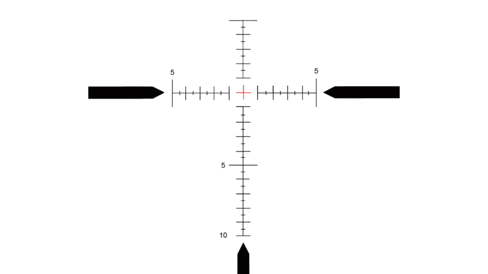 Rudolph Optics Varmint V1 Rifle Scope, 5-25x50mm, 30mmTube, FFP, T9 Reticle, Black, V1052550 T9 FFP IR