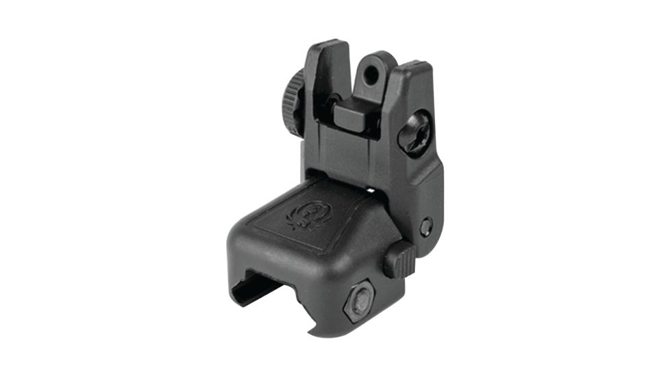 Ruger Top Mounted Deployable Rear Sight, Black, 90415