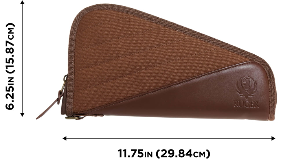 Ruger Wrangler Leather Revolver Case, 11in Revolvers/Handguns, Caramel, 11 in, 27804