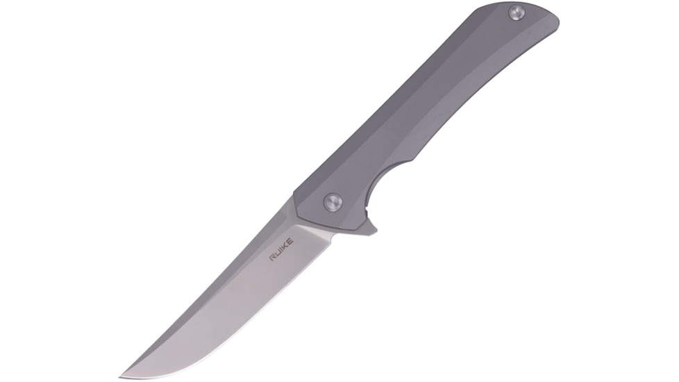 RUIKE M121 Framelock Folding Knife, Satin finish titanium handle, M121-TZ