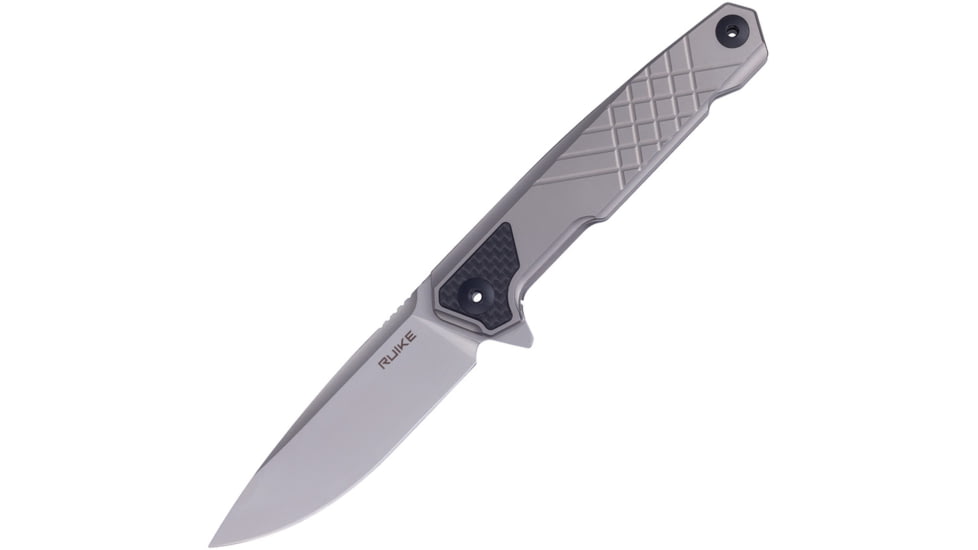 RUIKE M875-TZ Framelock Beta Plus Folding Knife, Titanium handle with carbon fiber insert, M875-TZ