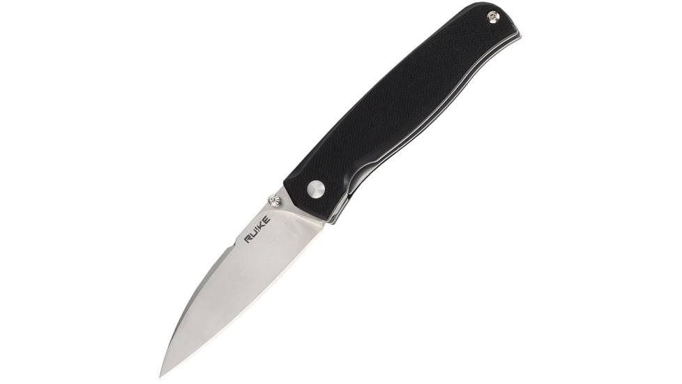 RUIKE P662 Linerlock Folding Knife, Black G10 handle, RKEP662B