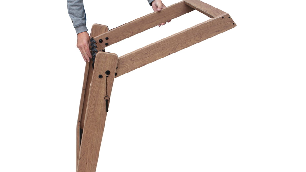 Rush Creek Creations 10 Deer Camp Gun Rack, Brown, 20 x 27 x 28, 37-0119