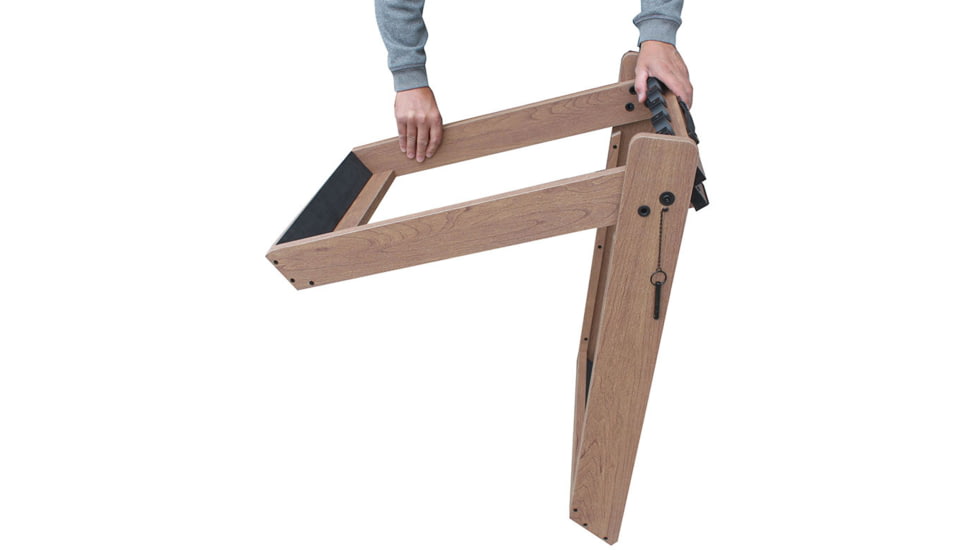 Rush Creek Creations 10 Deer Camp Gun Rack, Brown, 20 x 27 x 28, 37-0119