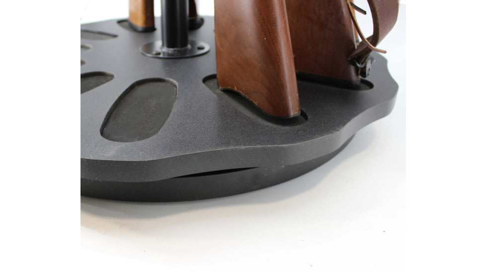 Rush Creek Creations Creations Spinning Indoor Gun Rack for Rifles/Shotguns, Black, Medium, 38-8020