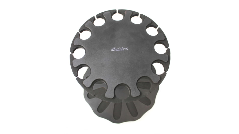 Rush Creek Creations Creations Spinning Indoor Gun Rack for Rifles/Shotguns, Black, Medium, 38-8020