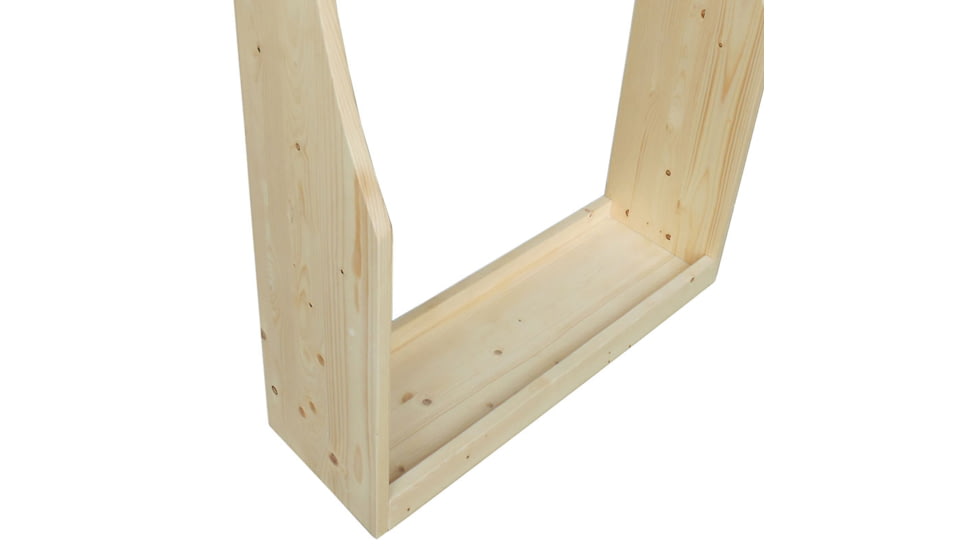 Rush Creek Creations Free Standing Wood 7-Gun Storage Rack, Natural Pine Light, 39-4001