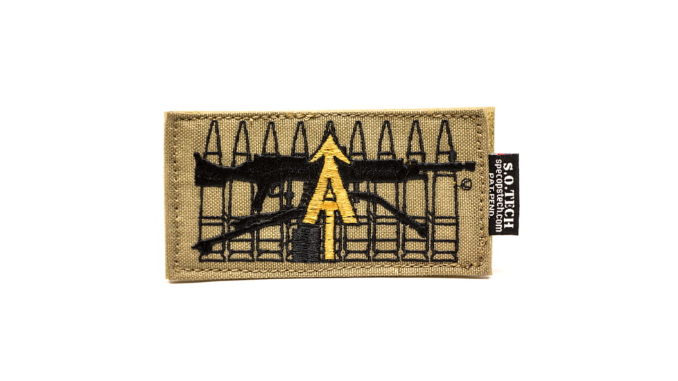 S.O.Tech Coyote Brown Symbology Patch, Assistant Gunner SYPCH-AG-CB