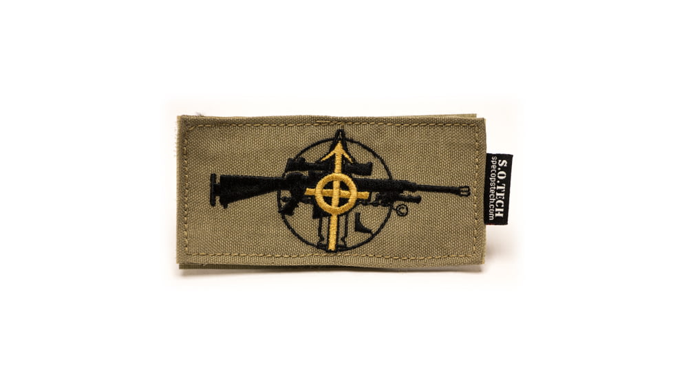 S.O.Tech Coyote Brown Symbology Patch, Designated Marksman SYPCH-DM-CB