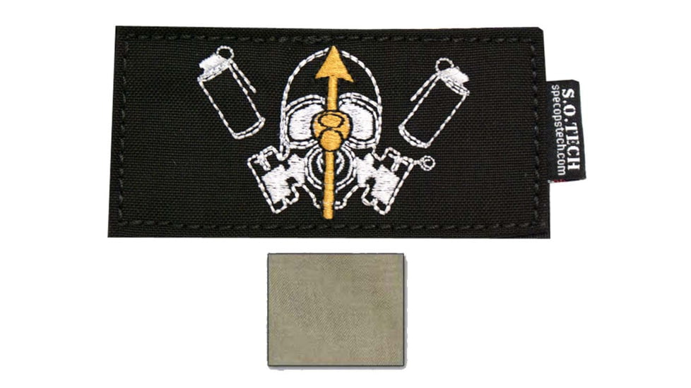 S.O.Tech Coyote Brown Symbology Patch, Hazmat SYPCH-HZ-CB