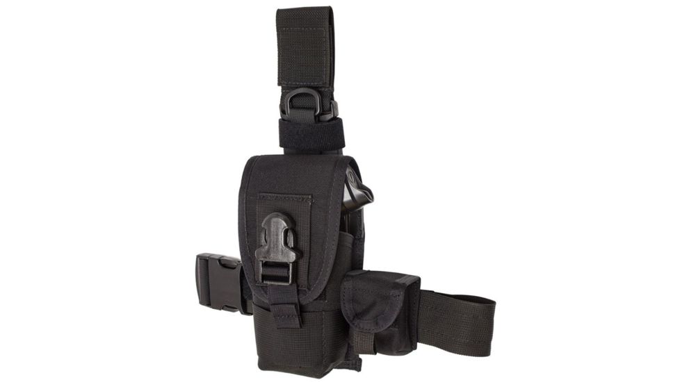 S.O.Tech Speed Clip Taser Holster, Taser X2, Black TH-X2-TBVS-BLK