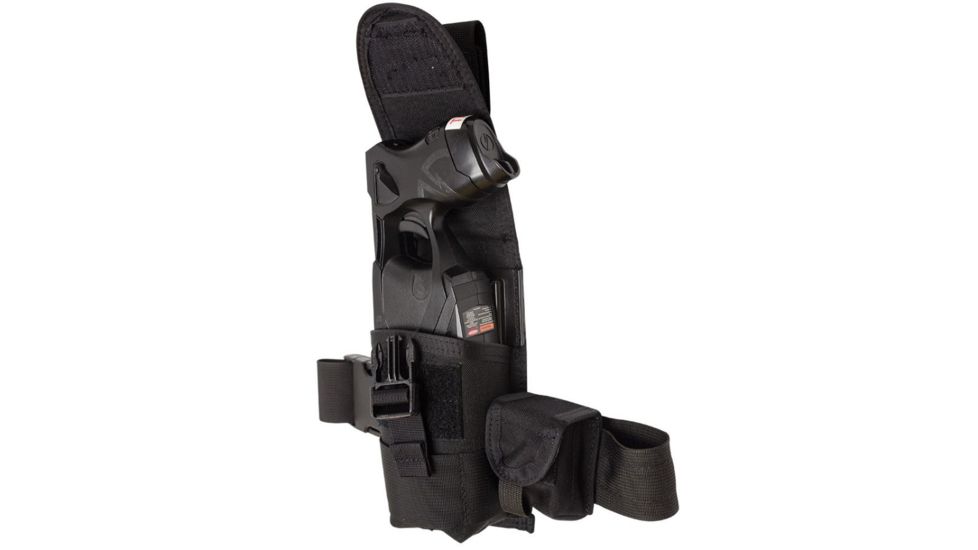 S.O.Tech Speed Clip Taser Holster, Taser X2, Black TH-X2-TBVS-BLK