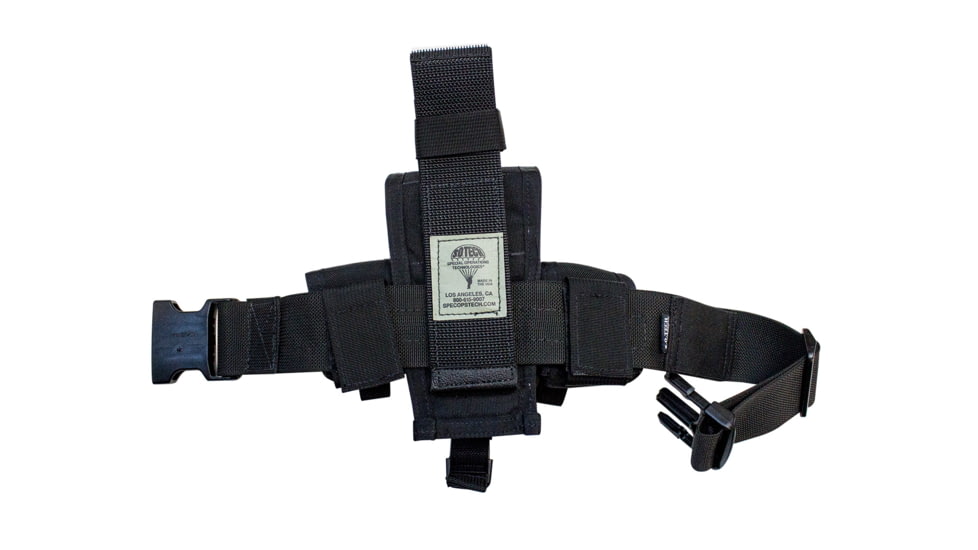 S.O.Tech X26 / X26P Taser Holster, Black, Leg Rig, Attaches to Belt TH-X26-BLK