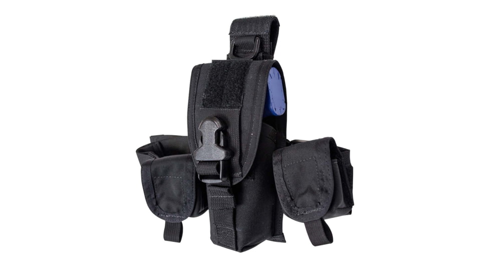 S.O.Tech X26 / X26P Taser Holster, Black, Leg Rig, Attaches to Belt TH-X26-BLK