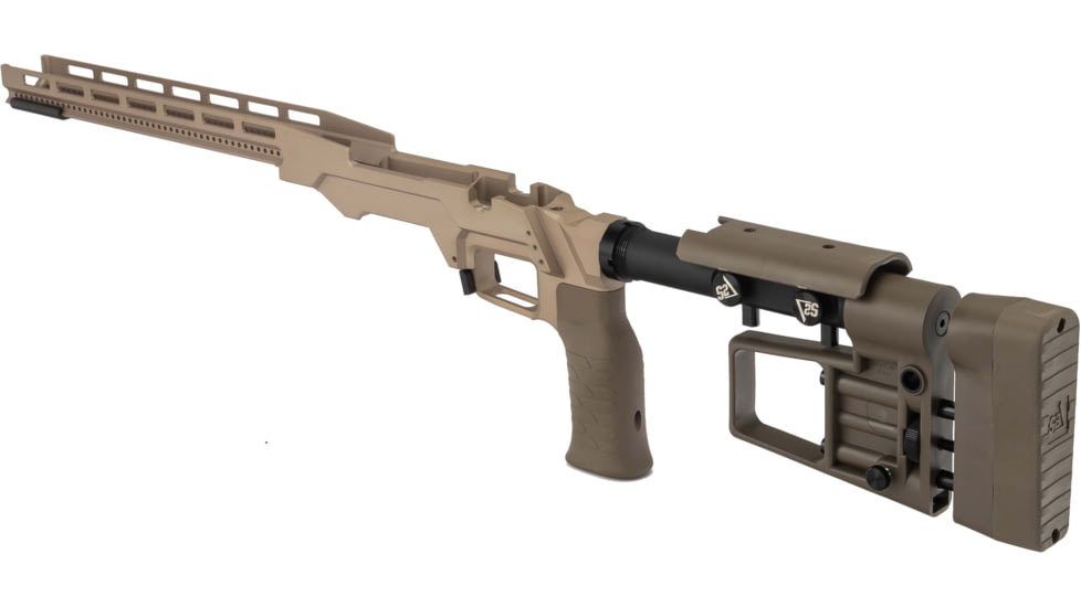 S2Delta OPMOD RS-C Remington 700 Short Action Complete Chassis System, FDE, RSC-SA700-COMPLETE-OPMOD-FDE