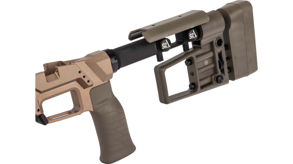 S2Delta OPMOD RS-C Remington 700 Short Action Complete Chassis System, FDE, RSC-SA700-COMPLETE-OPMOD-FDE