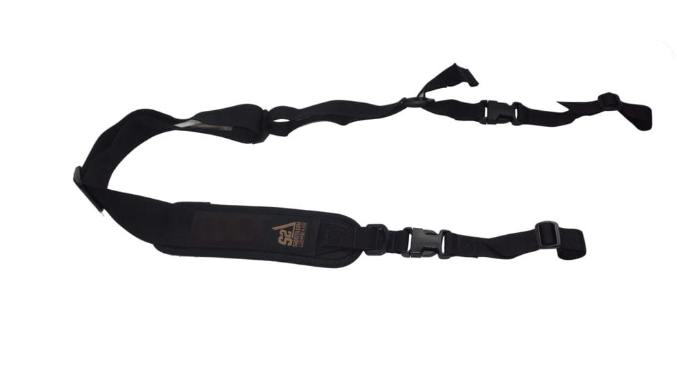 S2Delta Padded Pig Tail Rifle Sling, Black, MRS2P-USA-BLK-PT-P