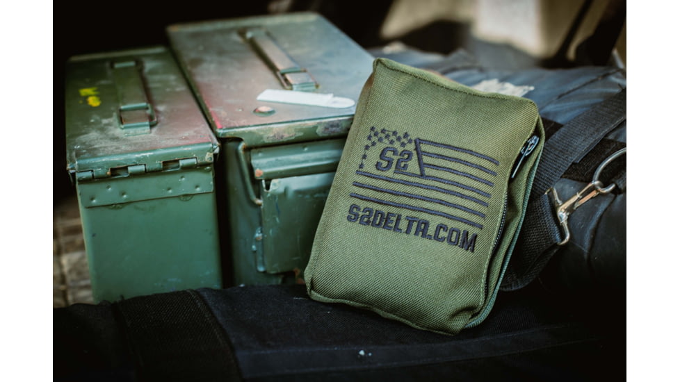 S2Delta Rear Squeeze Bag, Green, R-BAG-GRN