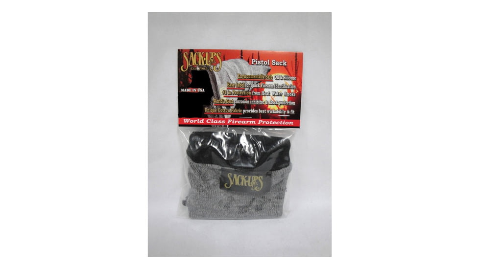 Sack Ups MODEL 218 8in Compact Pistol Sack, Grey, 218