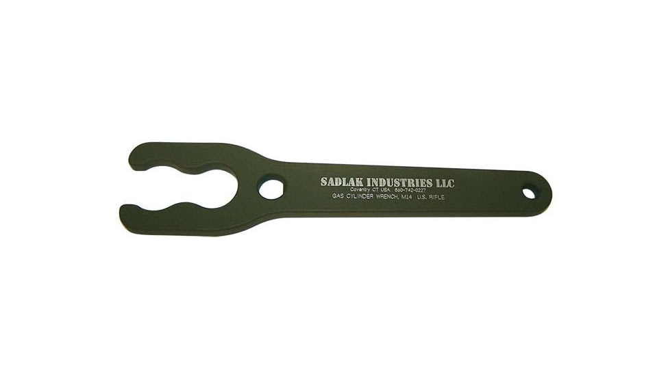 SADLAK Gas Cylinder Wrench, Oversized, OD Green, 140112