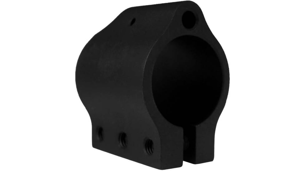 SADLAK Picatinny Rail Gas Block, Low Profile, .936 Bore Diameter, Aircraft Clamp Type, Black Hardcoat, GB210