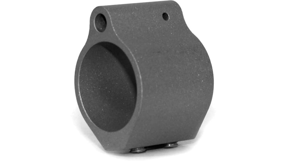 SADLAK Steel Low Profile Gas Block, 875 Bore Diameter, Stainless, Large, GB150SS