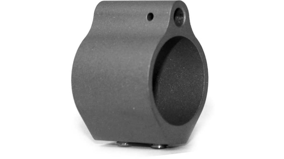 SADLAK Steel Low Profile Gas Block, 875 Bore Diameter, Stainless, Large, GB150SS