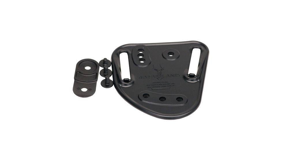 Safariland 5198 Open Top Paddle &amp; Belt Slide Holster w/Detent, Colt Commander, STX Plain Black, Right Hand, 5198-51-411