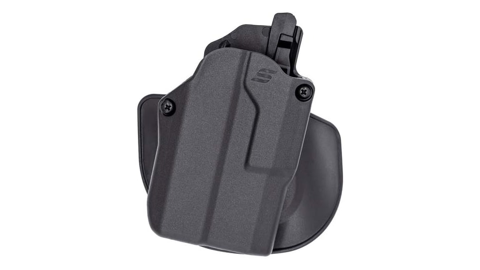 Safariland SOLIS12835A0C3412 Solis ALS OWB Black Fits Glock 19 Left Hand