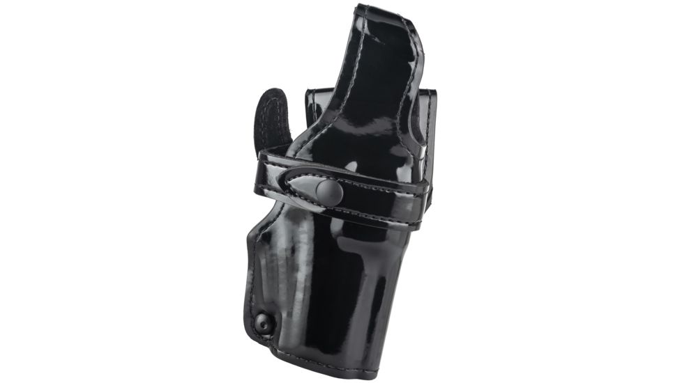 Safariland 070 SS III Mid-Ride Level-III Retention, H&amp;K USP 45, Hi-Gloss Black, Right Hand, 070-93-91