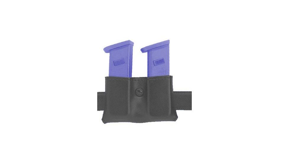 Safariland 079 Concealment Magazine Holder, Snap-On, Double - Basket Black, Ambidextrous, 2in. Belt Loop Slot 079-89-8-2