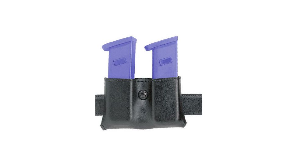 Safariland 079 Concealment Magazine Holder, Snap-On, Double - Basket Black, Ambidextrous 079-18-8