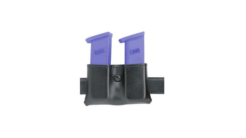 Safariland 079 Concealment Magazine Holder, Snap-On, Double - STX TAC Black, Ambidextrous, 2in. Belt Loop Slot 079-383-13-2