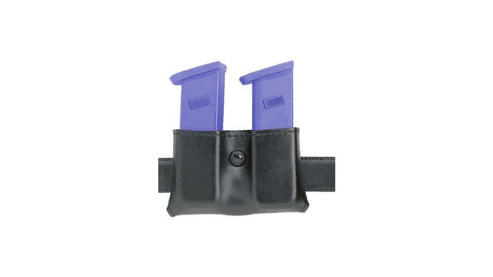 Safariland 079 Concealment Magazine Holder, Snap-On, Double - STX TAC Black, Ambidextrous, 2in. Belt Loop Slot 079-53-13-2