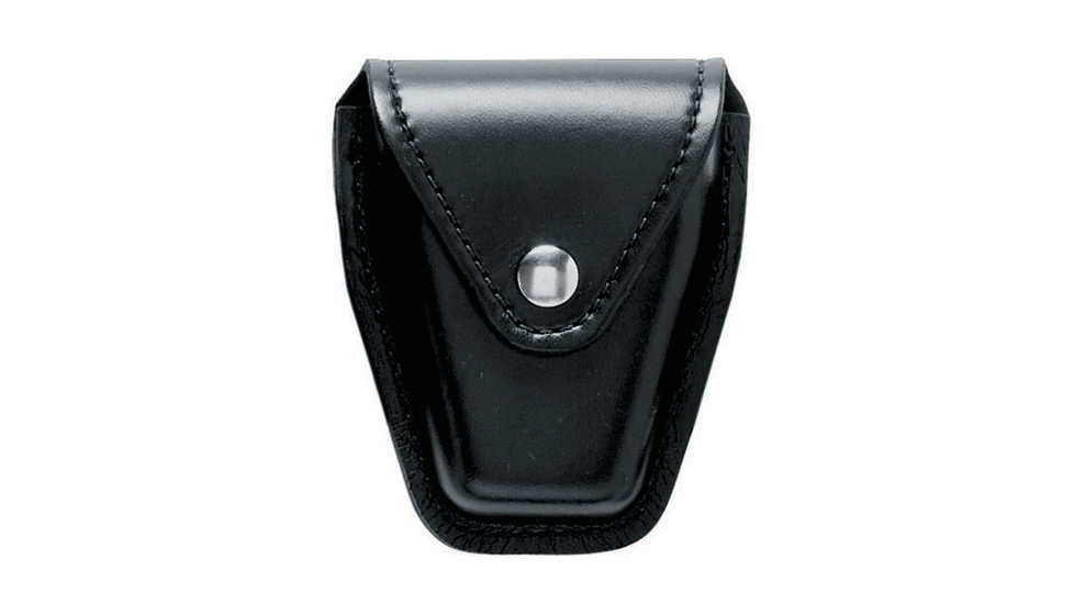 Safariland 190 Handcuff Case W/ Top Flap, STX Basket Weave Black 190-48