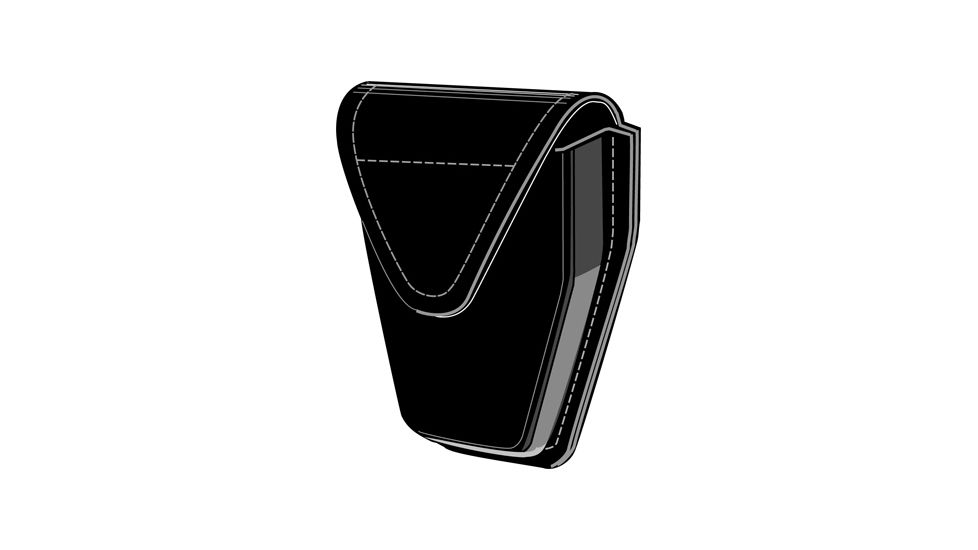 Safariland 190H-HS Handcuff Pouch, Top Flap, Hidden Snap, for Hinged Cuffs 190H-4HS