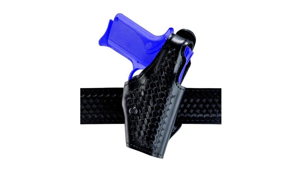 Safariland 2 ''Hi-Ride'', Level I Retention Holster - Basket Black, Right Hand 2-40-81-2R