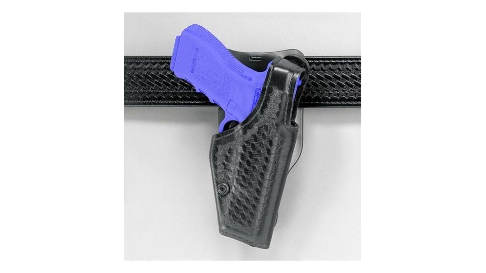 Safariland 2005 ''Top Gun'' Low-Ride, Level I Retention Holster - Plain Black, Right Hand 2005-78-161