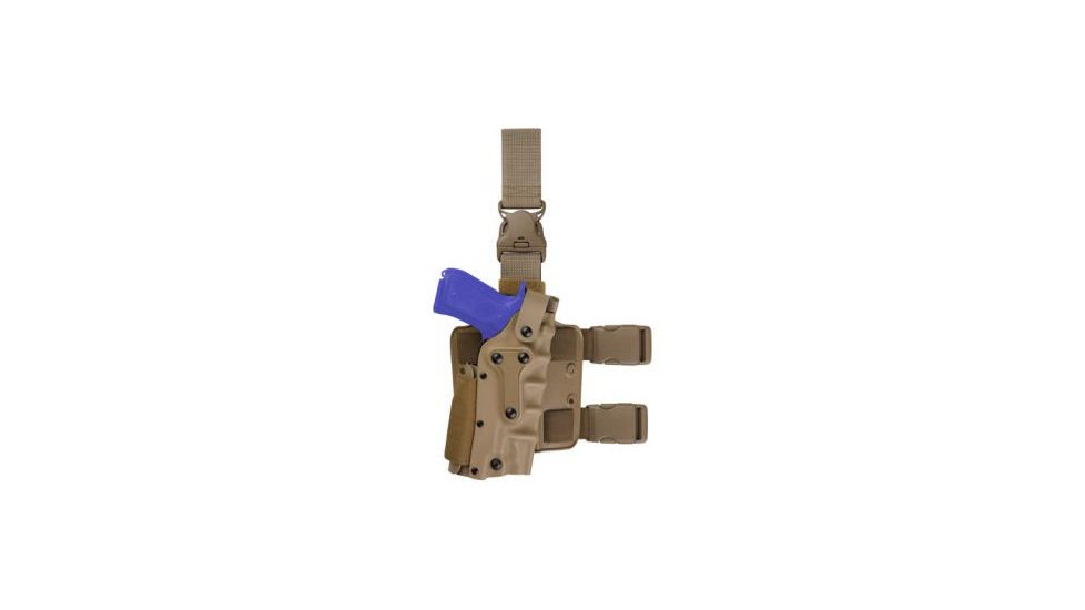 Safariland 3085 Military Tactical Holster - STX FDE Brown, Ambidextrous 3085-73-551