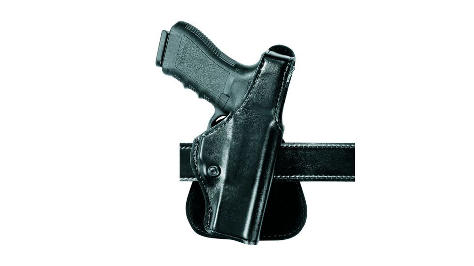 Safariland 5188 Open Top Paddle &amp; Belt Slide , S&amp;W M&amp;P 9L 5in. w/o Thumb Safety, STX Black Basket Weave, Right Hand, 5188-819-481