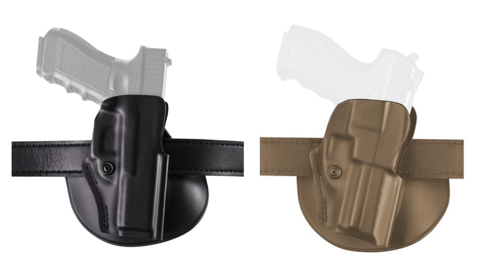Safariland 5198 Open Top Paddle &amp; Belt Slide Holster, Black, Coyote Brown, Flat Dark Earth, OD Green