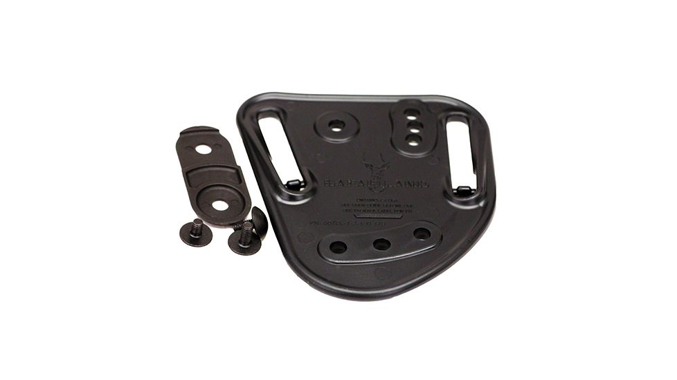 Safariland 5198 Open Top Paddle &amp; Belt Slide Holster w/Detent, Springfield XDS Compact 45, STX Plain Black, Right Hand, 5198-45-411