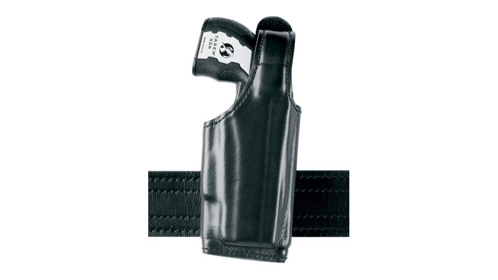 Safariland 520 EDW Holster with Thumb Break, Clip on Belt Loop, Adjustable Angle - Plain Cordovan, Right Hand 520-64-051